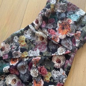 ASOS Floral Corset strapless dress